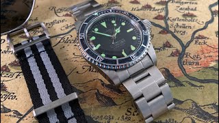 Seiko Vintage Sub Mod, A Perfect Custom Patina Watch.