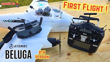 FIRST FLIGHT ! NEW AtomRC Beluga RTH Version (DJI O3, XF Head Tracker,  C20T 3 Axis Gimbal)