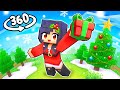Joining aphmaus christmas in minecraft 360
