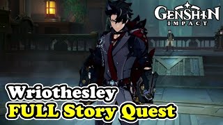 Genshin Impact Wriothesley FULL Story Quest Cerberus Chapter Act 1 Reborn In Land of Grievances