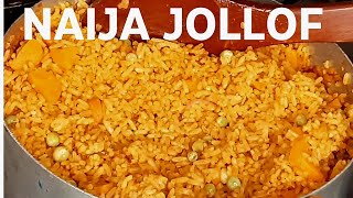 Jollof rice with vegetables || Easy and delicious