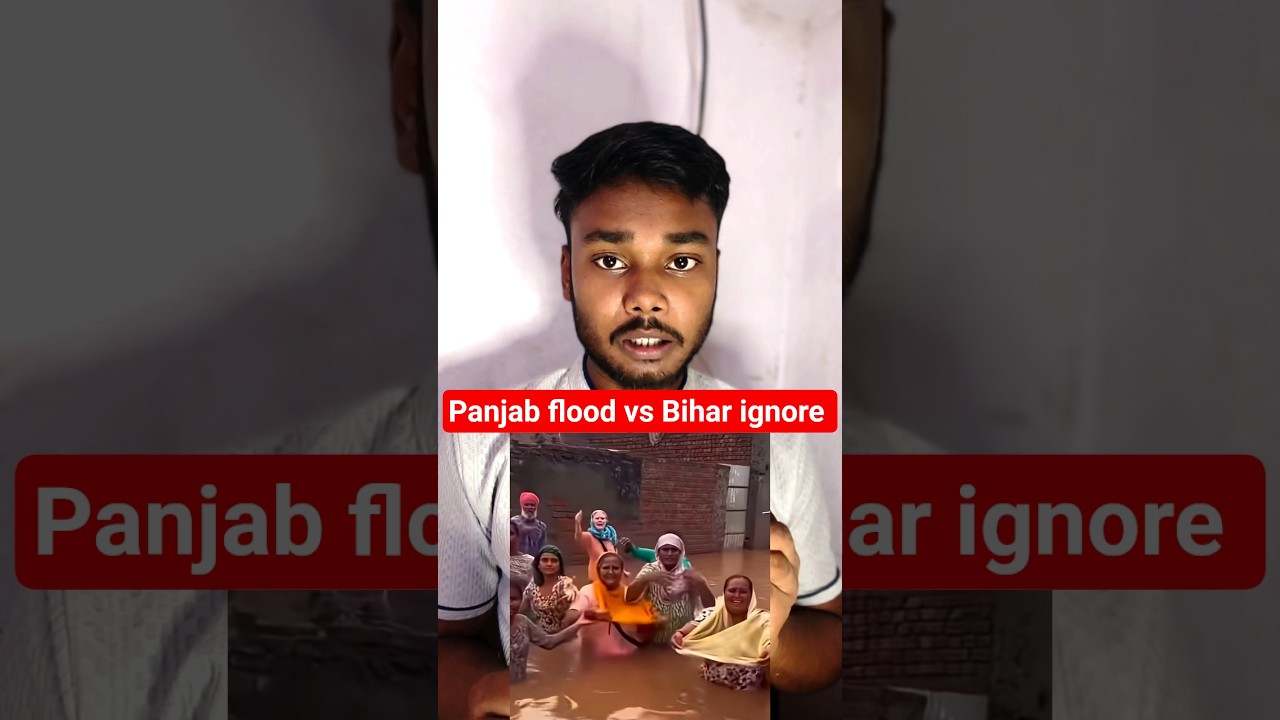 Panjab floods and ignore towards bihar floods