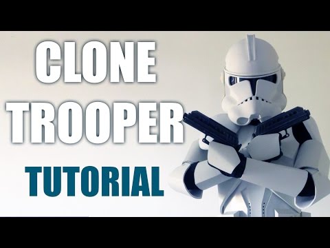 New Intro Diy Clone Trooper Armor Cosplay Armadura Casera De Clone Trooper Youtube - roblox clone armor template