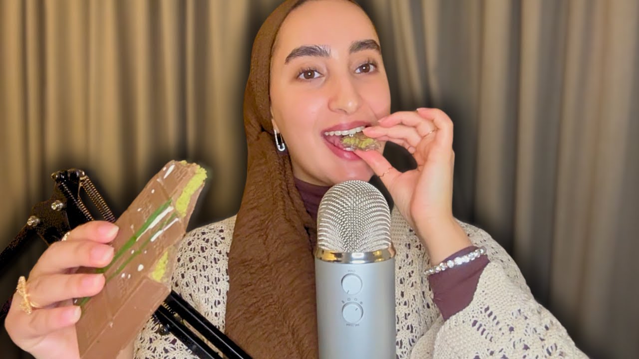 ASMR Trying The Viral Dubai Chocolate (I went to Dubai) 🤯