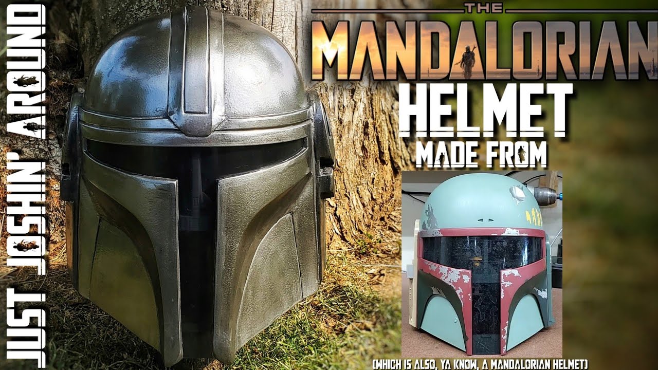 DIY - The Mandalorian Helmet - Made From An Old Boba Fett Helmet