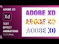 Awesome Text Effects in Adobe Xd | Auto Animate Tutorial | Design Weekly