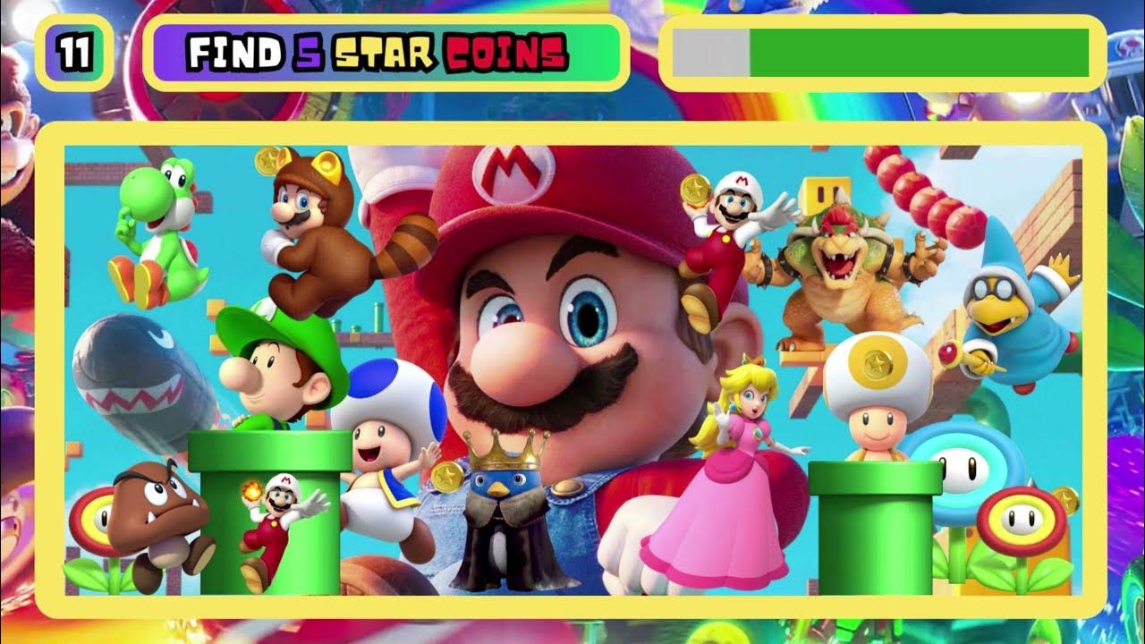 SUPER MARIO EDITION PART 2 Quiz Trivia & Games MARIO LUIGI PRINCESS