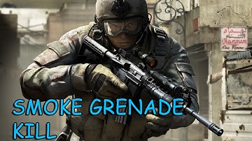 CS:GO - SMOKE GRENADE KILL!!! [RARE KILL IN CS:GO]