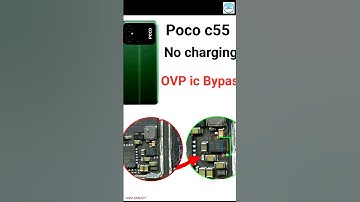 Poco C55 Not Charging Show OVP IC Bypass Repair #gsmsanjoy
