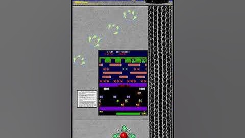Arcade games -  MAME Artwork - Portrait mode - Frogger (1981 Konami)