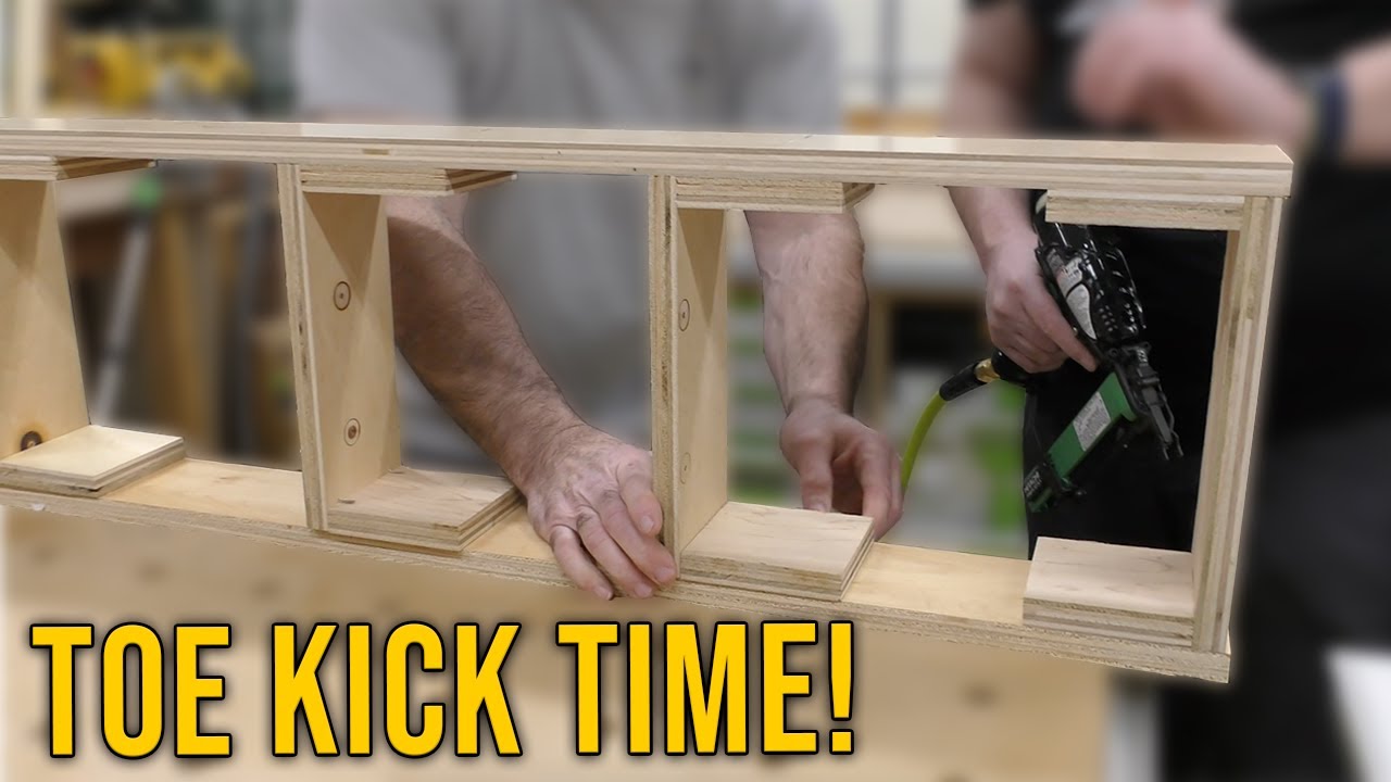 How to Build a Toe Kick Base  
