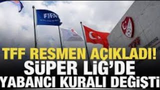 Yabancı Kuralı Değişti Mi? Tff Hakkında Yeni Bilgiler