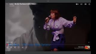 We Are The Brave - LENKA HONOR