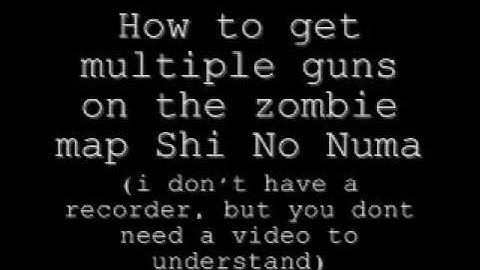 Cod5 Shi No Numa Glitch