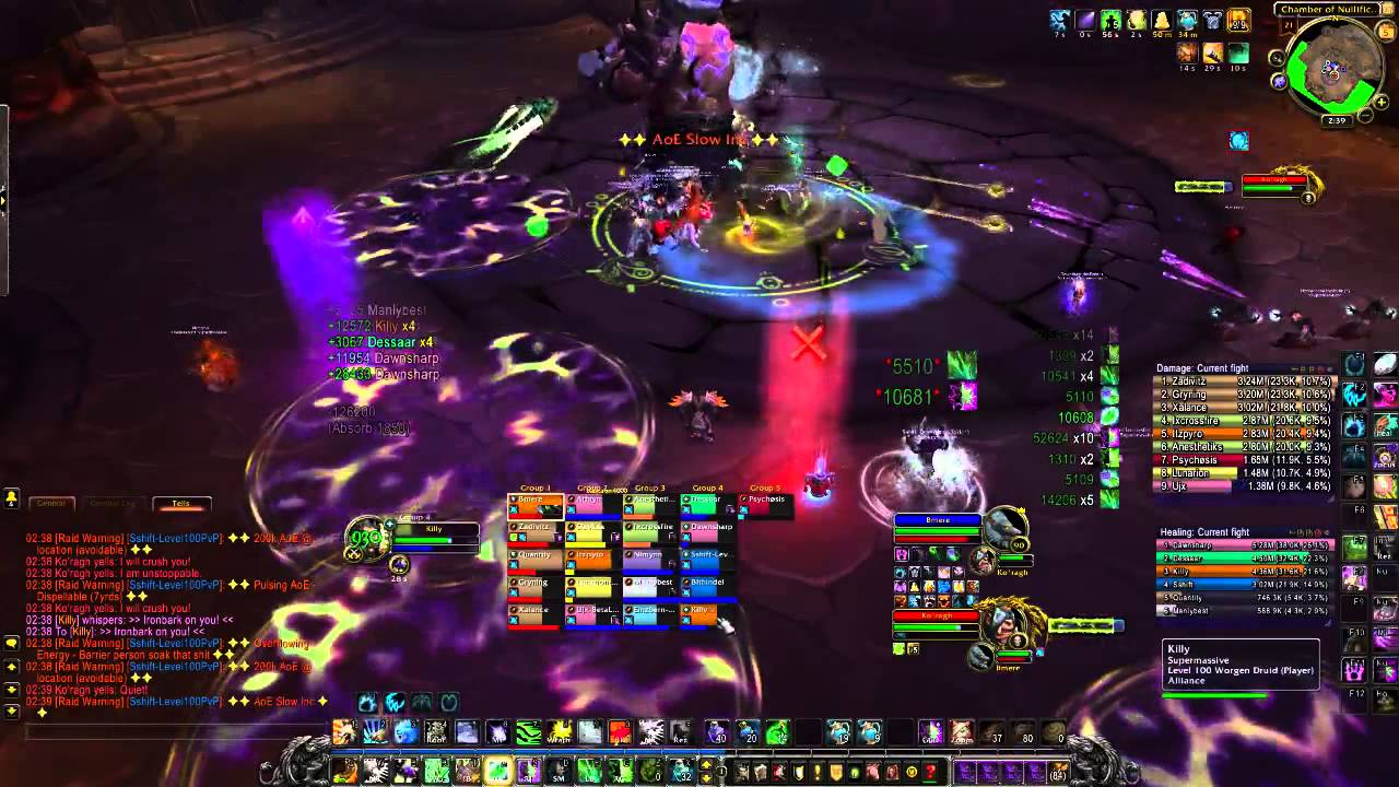 Warlords of Draenor Beta- Ko'ragh in Heroic Highmaul - YouTube