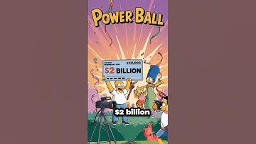 Powerball Jackpot Will Soon Goes Up to 2 Billion Dollars. #simpsons #cartoon #beautyproducts #usa