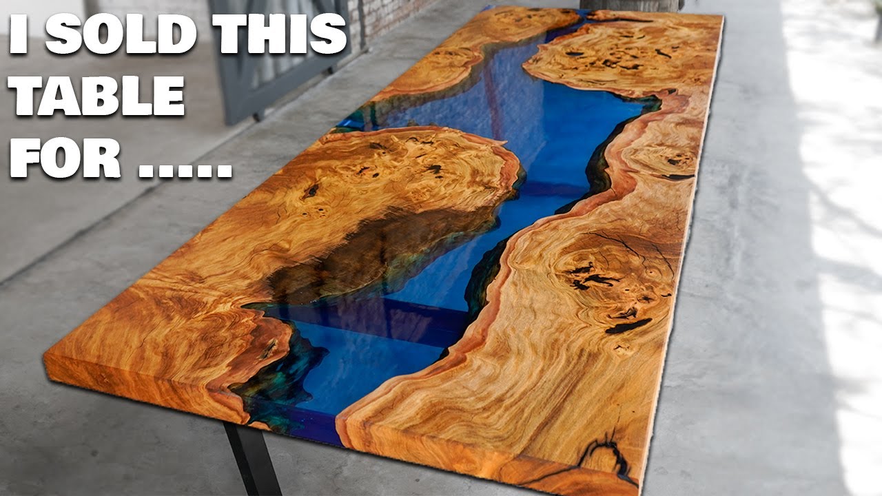 How to build Luxurious EPOXY tables (beginner guide) - YouTube