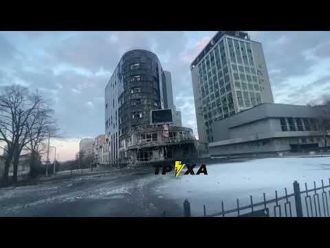 Видео: Харьков, окрестности проспекта Гагарина, последствия ночных обстрелов. Украина 15 марта