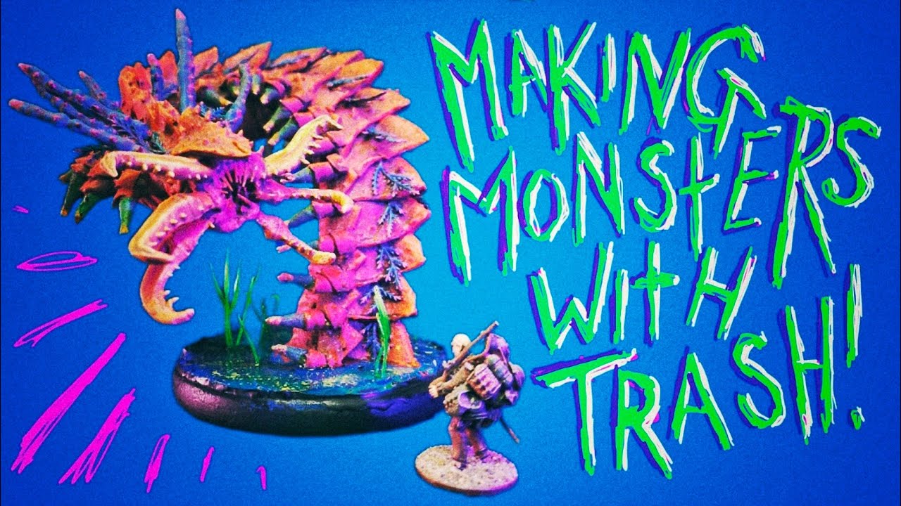 Use your TRASH To Make Cool MONSTERS!