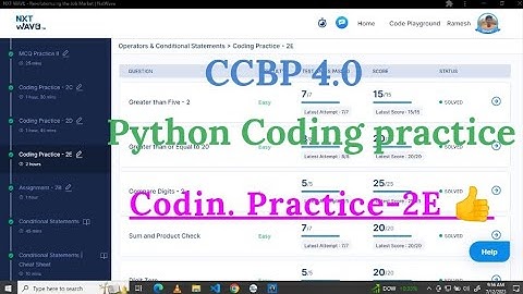 Python coding Practice - 2E |  NXT Wave | #nxtwave #ccbpacademy #coding #ccbpintensive #python #ccbp