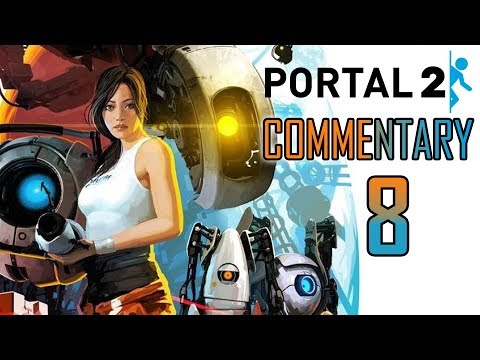 Portal 2 Walkthrough Part 8 - GLADoS Reappears & Aperture In The 70s