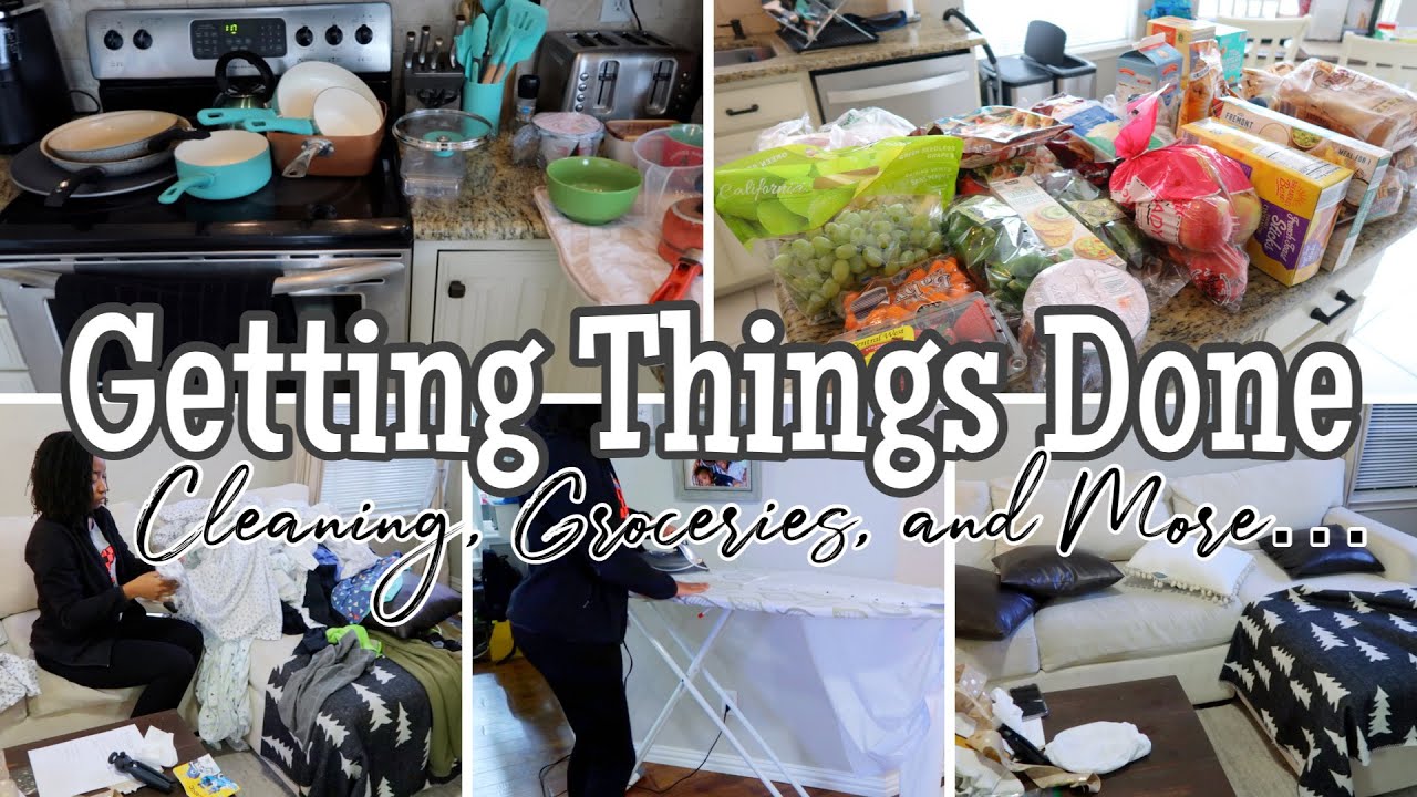 *NEW* GETTING THINGS DONE DAILY CLEAN WITH ME CLEANING MOTIVATION