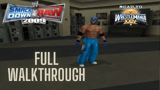 Rey Mysterio's Road to Wrestlemania [WWE Smackdown vs Raw 2009] [Full Walkthrough] (PS2) (1080p)