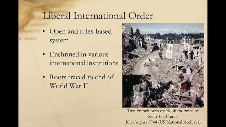 The Liberal International Order