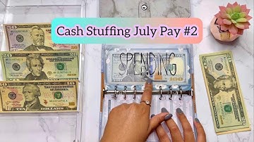 July #2 Cash Envelope Stuffing | Cash envelopes & sinking funds