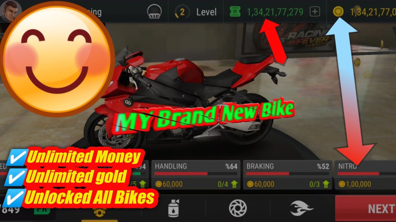Racing Fever Moto Hack Mod APK Unlimited Money Download //