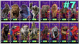 Megamix. tyrannosaurus rex vs king Kong vs dinosaur spiderman vs spinosaurus vs elephant #7