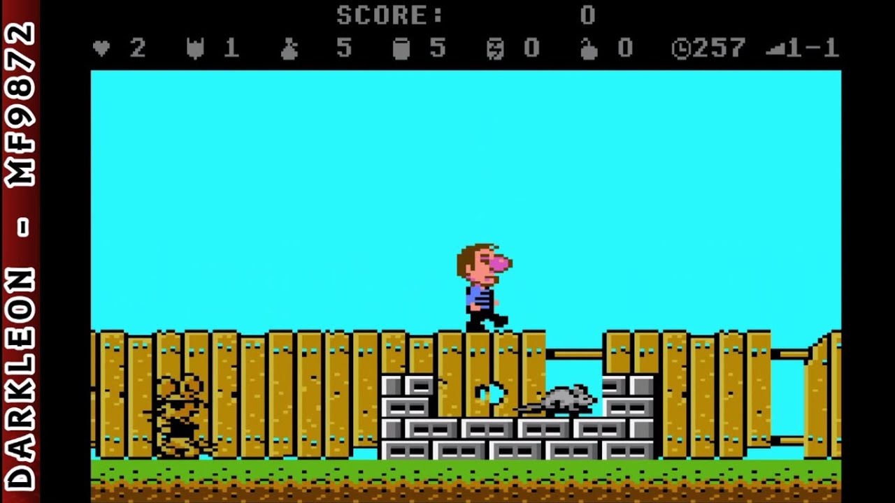 Atari 7800 - Scrapyard Dog © 1991 Blue Sky Software - Gameplay