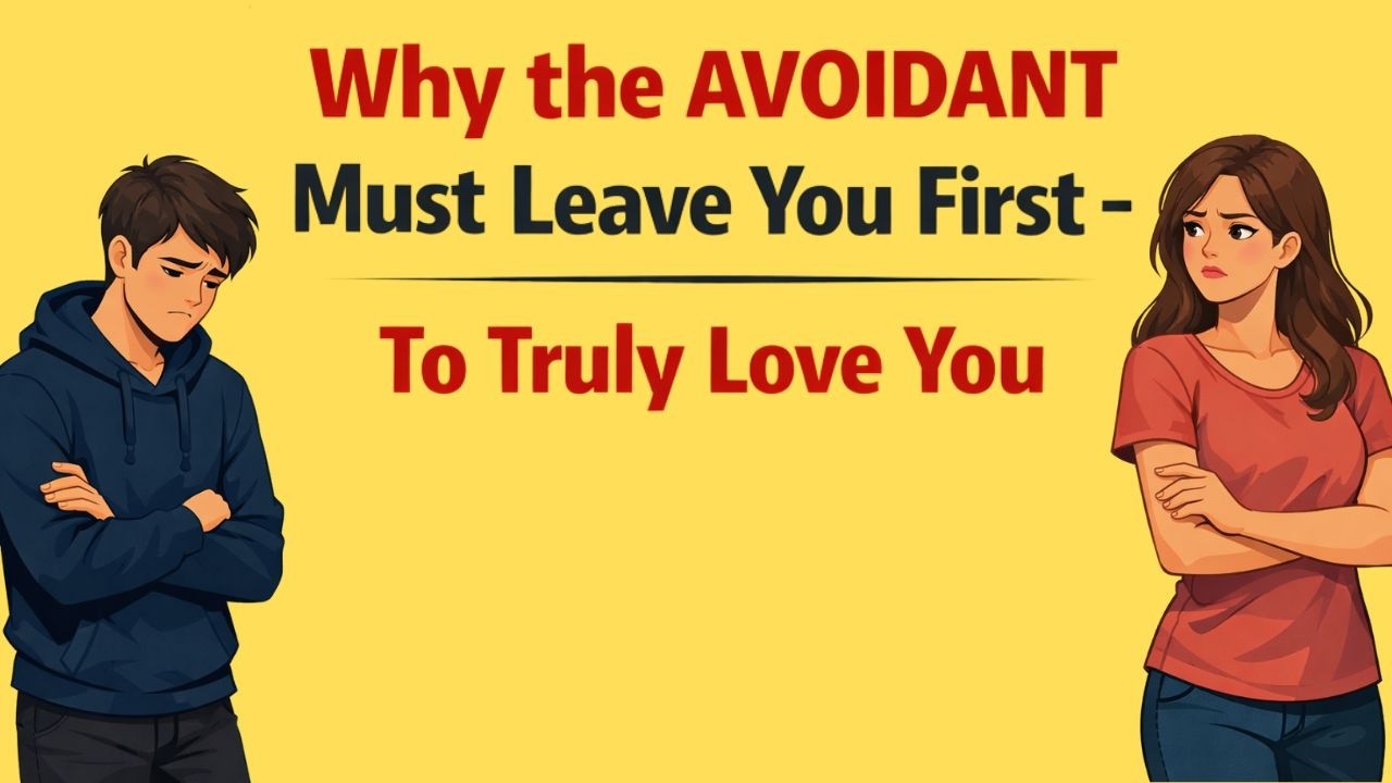 Why the AVOIDANT Must Leave You First - To Truly Love You | Avoidant Attachment