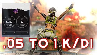 Apex Legends Key Tips: How I Hit 1KD from .05! Improve In Time For Season 13!