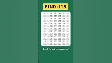 Find odd numbers - 118 - #odd #quiz #braintest