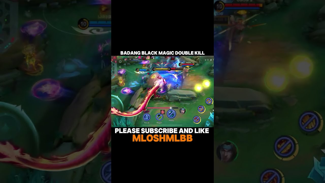 BADANG BLACK MAGIC DOUBLE KILL TUTORIAL YUZHONG EXP LANE GAMEPLAY Mlbb