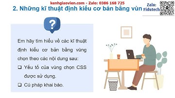 Giáo án PowerPoint Bài F9: Một số kĩ thuật... | GA điện tử Tin học 12 Ứng dụng Chân trời sáng tạo