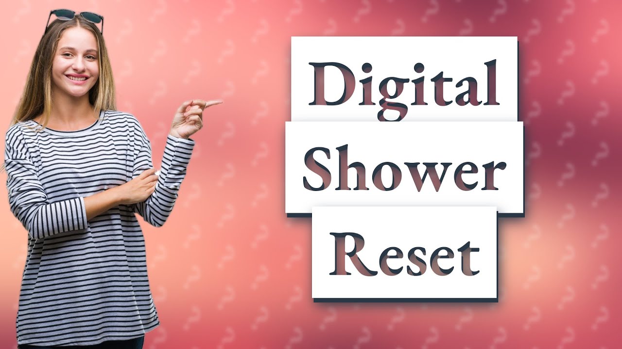How do I reset my Moen digital shower controller? YouTube