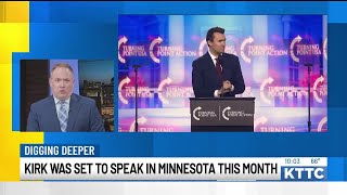 Charlie Kirk’s ‘American Comeback Tour’ scheduled to stop in Minnesota