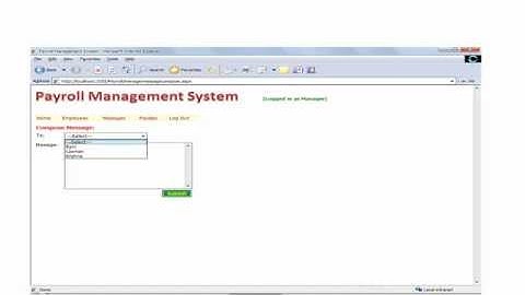 employee payroll system project in vb.net screen shots