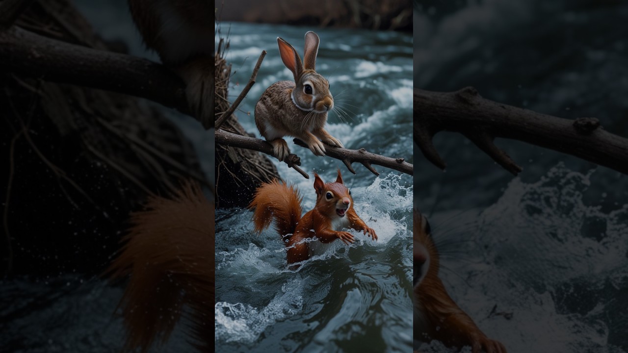 Rabbit save the Squirrel 