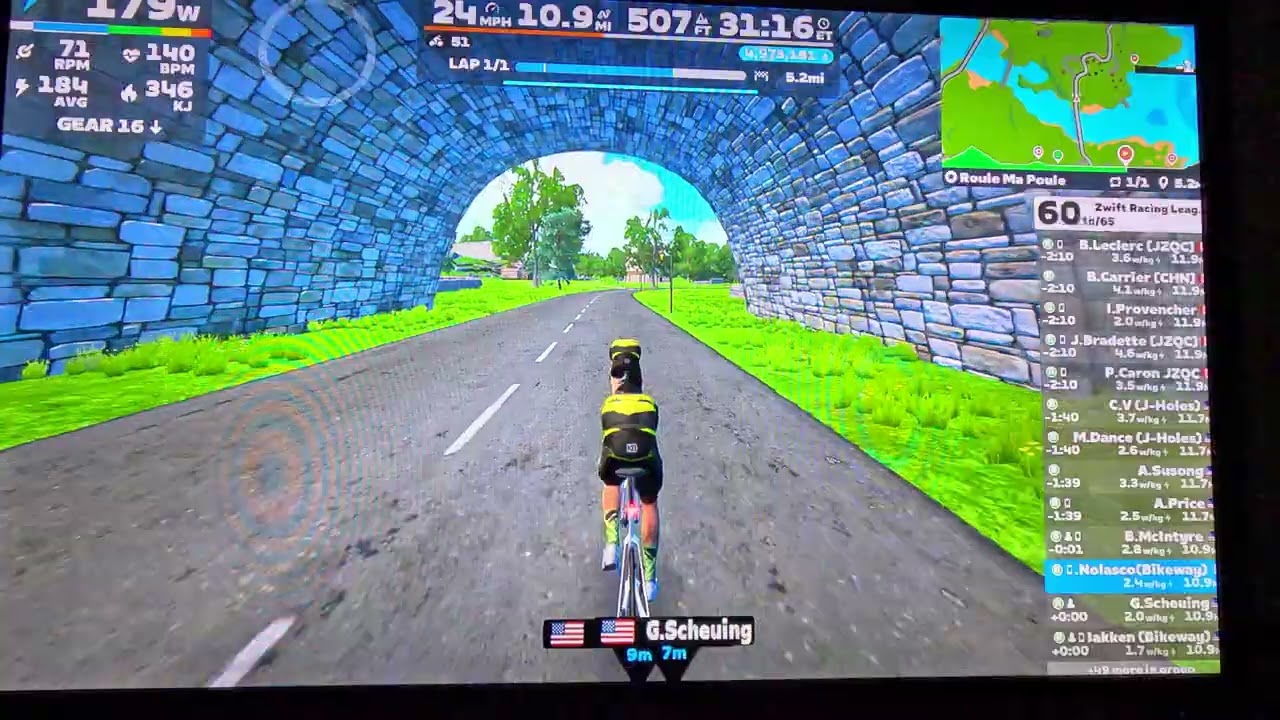 Team Time Trail, Zwift Racing League Team Bikeway