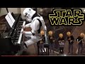 Stormtrooper plays Cantina Band music on piano - Starwars soundtrack