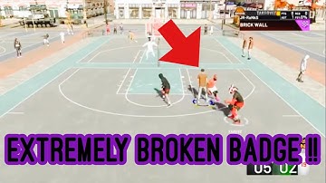 USING HALL OF FAME BRICK WALL ON A 2-WAY 3-LEVEL FACILITATOR BUILD NBA 2K20! MOST TOXIC BADGE EVER !