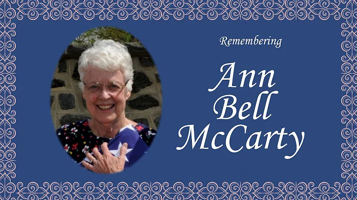 Ann McCarty Memorial Service on 11/29/2022 @ 1:00 pm
