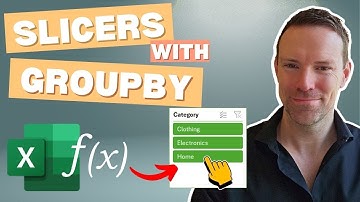 Secret trick to use slicers with GROUPBY or PIVOTBY