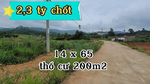 Đất đẹp 2 mặt tiền đường.Giá Fo. 14x65 giá 2,3 tỷ tại Đại Lào