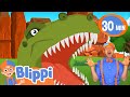 DINOSAUR SONG | Blippi Songs｜Kids Songs｜Trucks for Kids