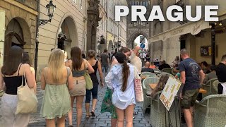 Prague, Czech  Summer 4K 60FPS HDR Walking Tour