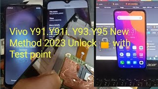 Vivo Y91,Y91i,Y93.Y95 ? ? Method Unlock || 2023 One Click With Test point